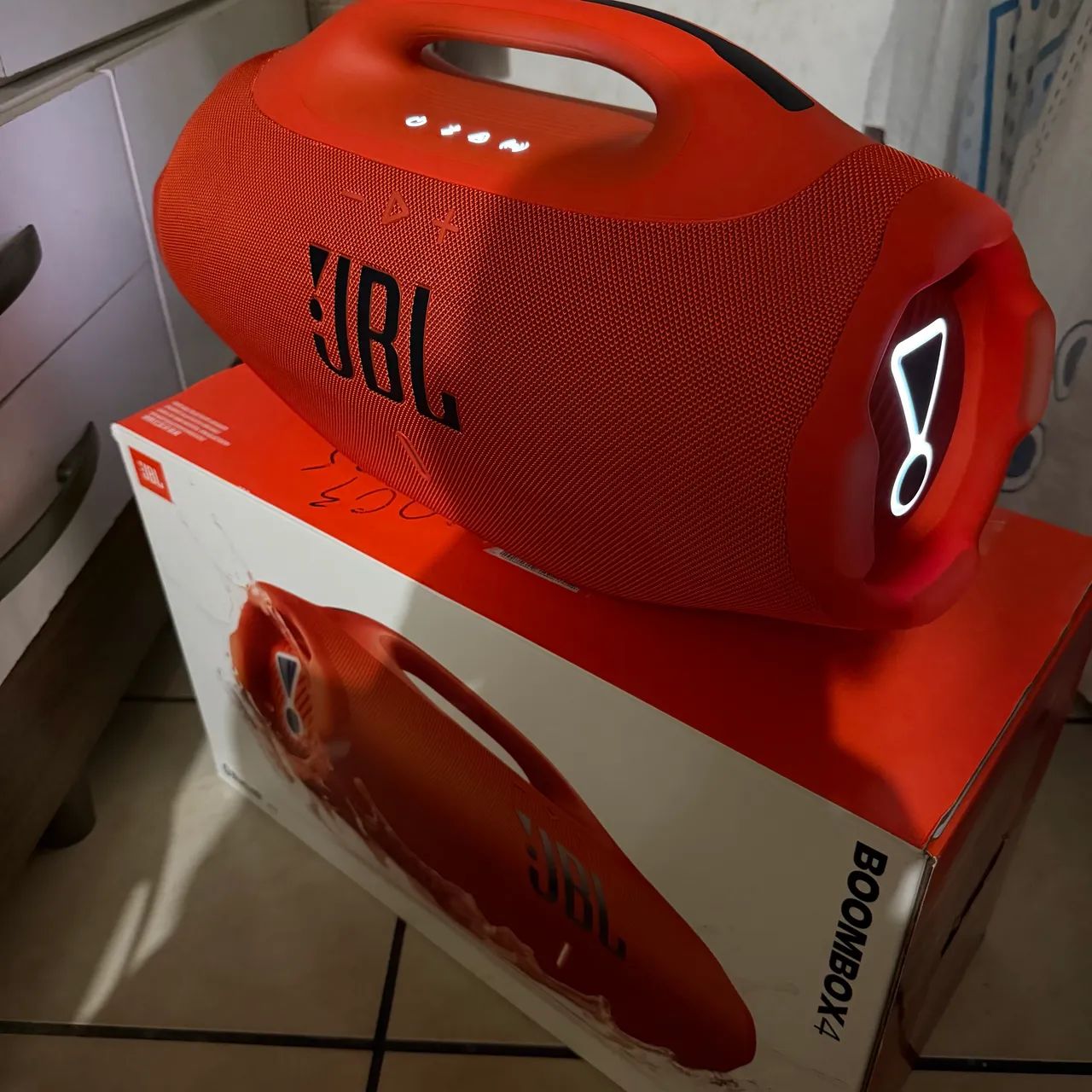 Jbl boombox 4 Laranja (nova)