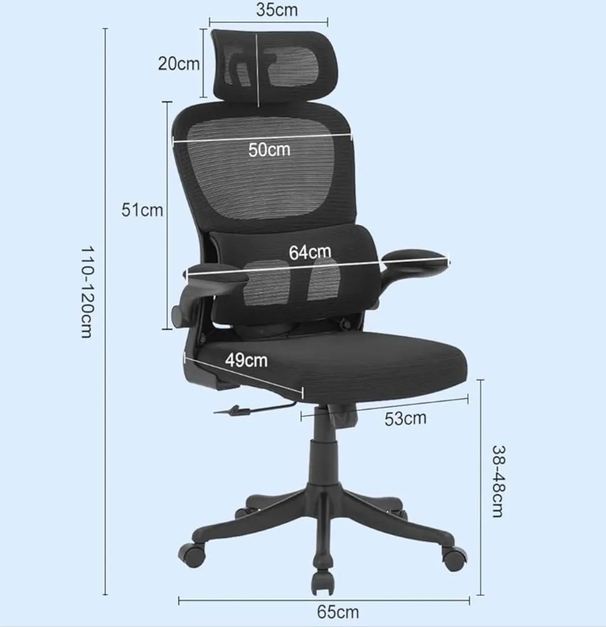 Cadeira de Escritório Ergonômica - Foto 5