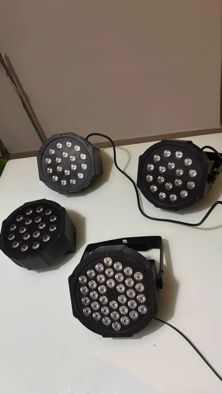 4 canhões de led