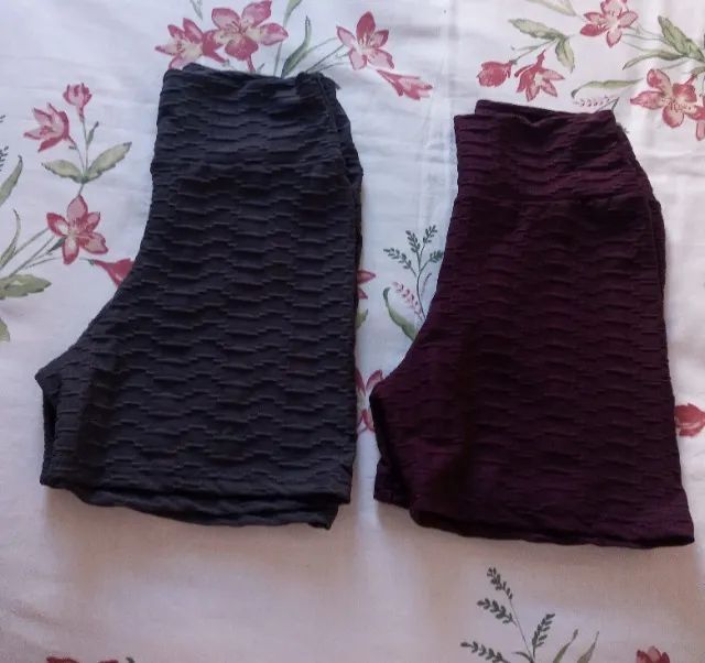 Dois Shorts Lycra M Novos - Foto 4