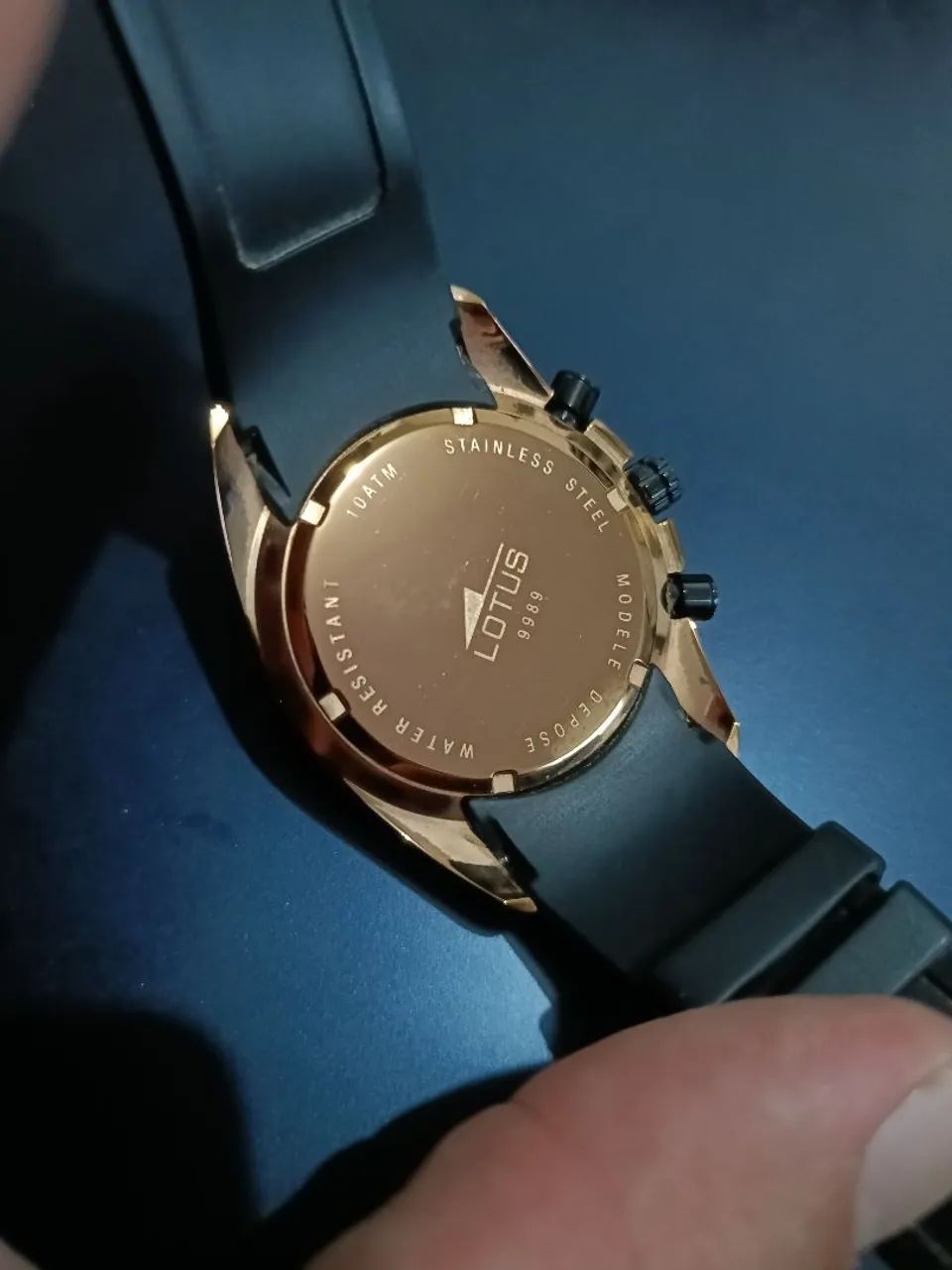 Lotus Modele Depose 9989 Relógio Cronógrafo - RARO