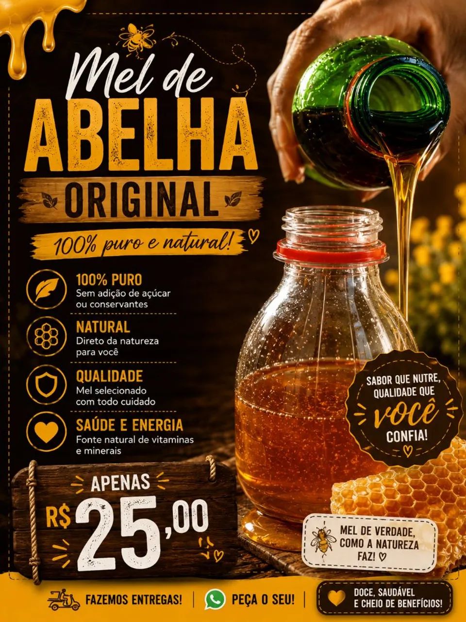 Vende se mel de abelha original  - Foto 2