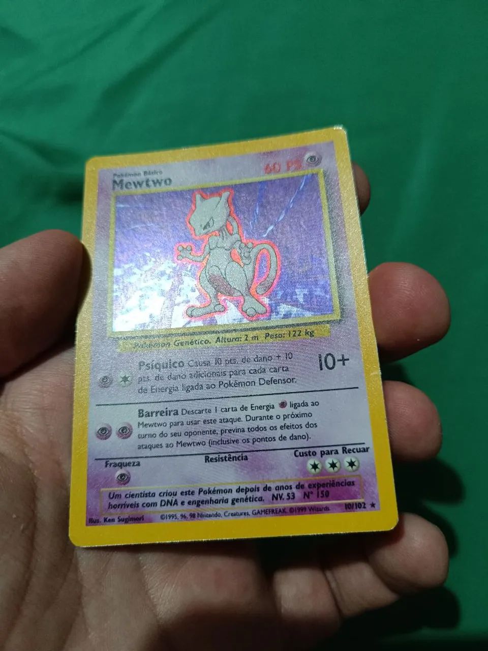 Card pokémon mewtwo antigo - Foto 3
