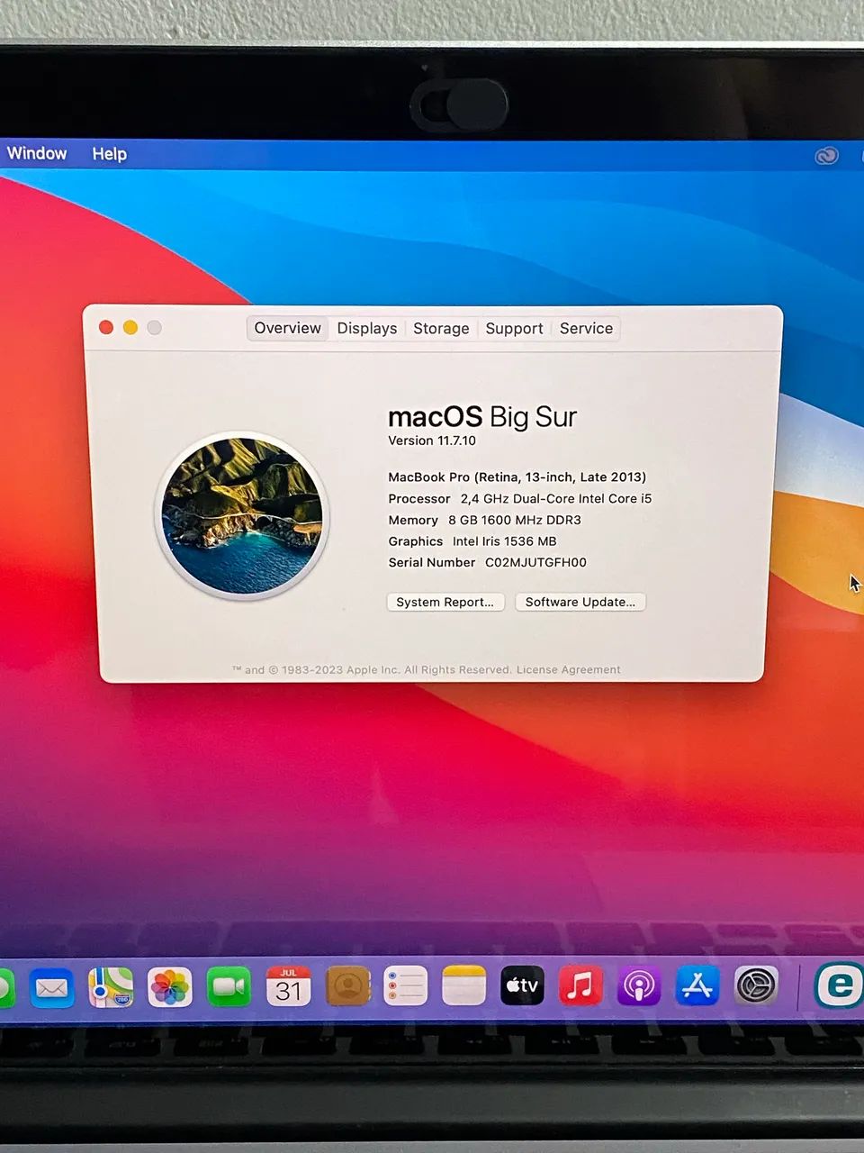 MacBook Pro 13? 2013 | Intel Core i5 | 8GB RAM | SSD 256GB