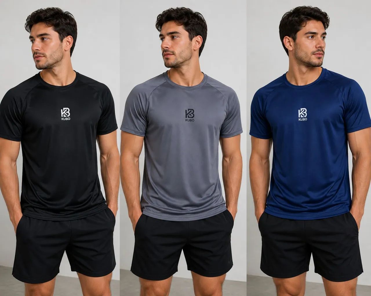 Kit de 3 camisas no atacado