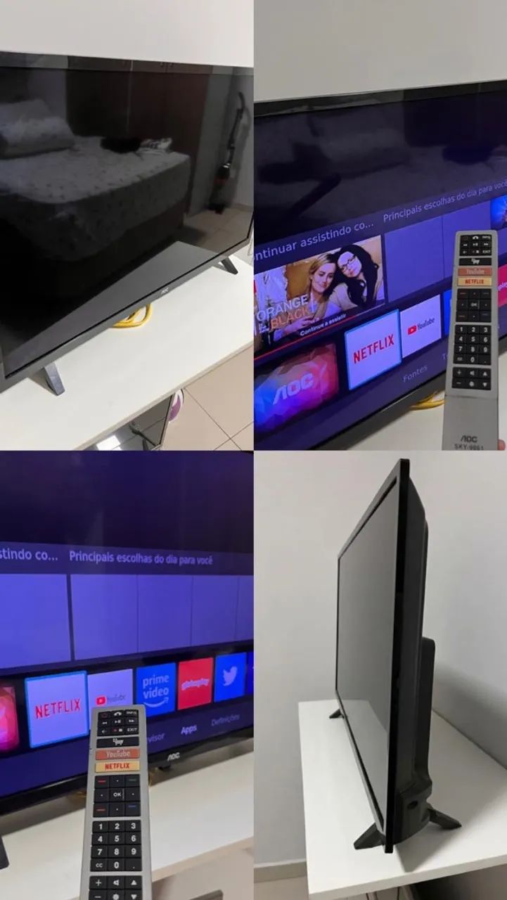 TV SMART TV AOC ROKU TV 32 POLEGADAS