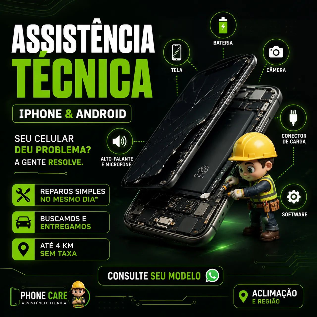 Assistência Técnica iPhone e Android 