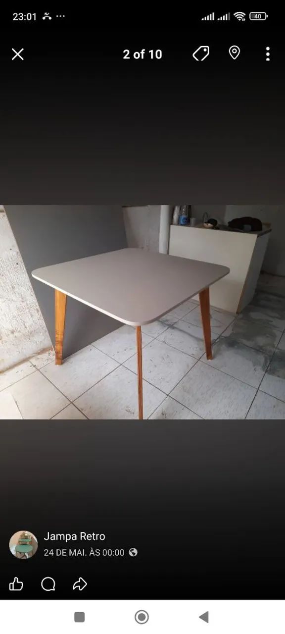 Mesas retro para sala ou cozinha  - Foto 3