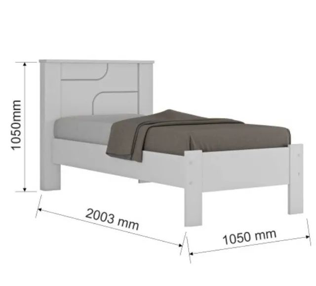 Cama Solteiro Pérola  Novo - Foto 2