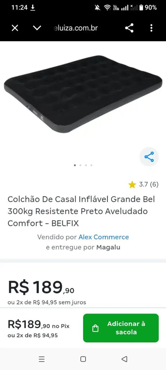 Colchão inflável casal  - Foto 3