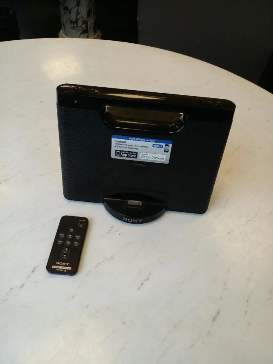 dock station sony para iphone e ipod