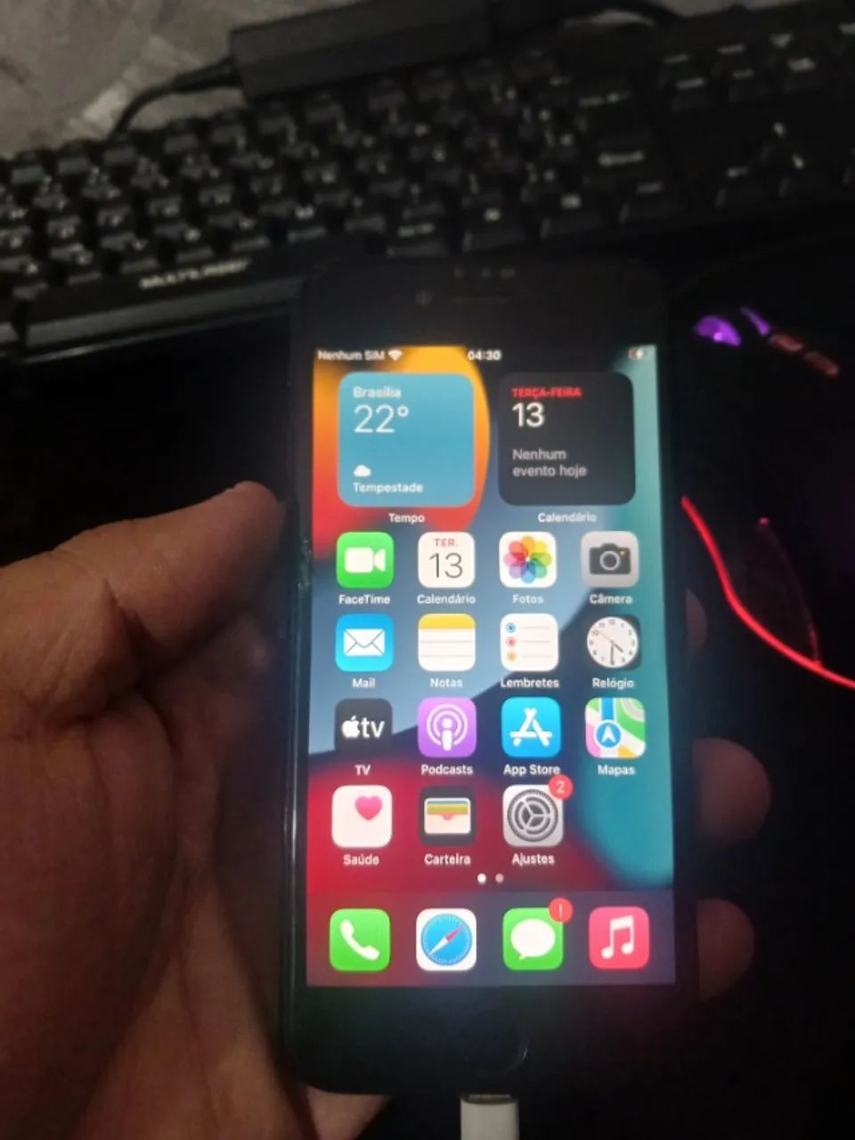 IPHONE 7 USADO COM ALGUNS DETALHES - Foto 4