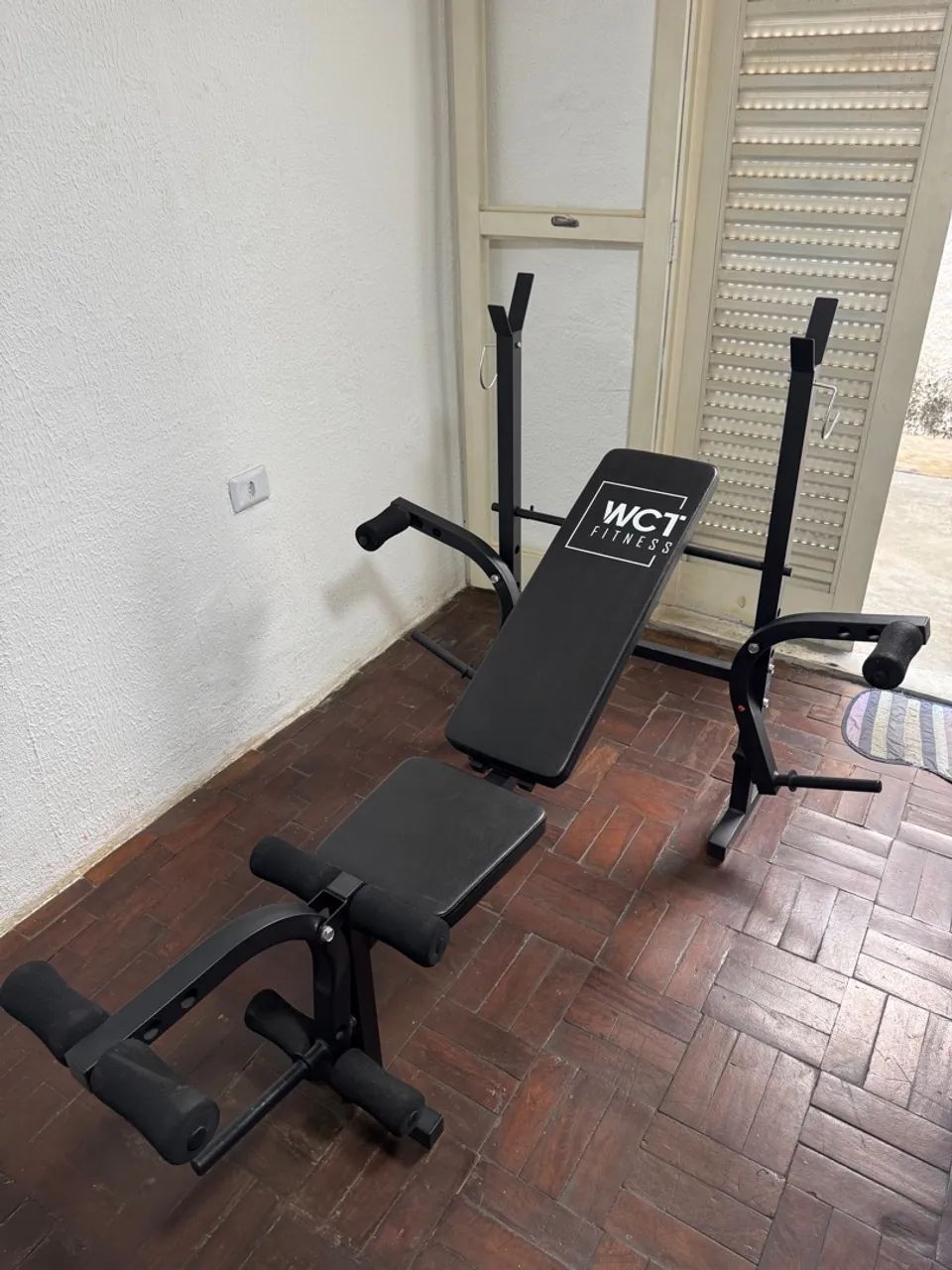 BANCO SUPINO COM INCLINAÇÃO + MESA FLEXORA E EXTENSORA