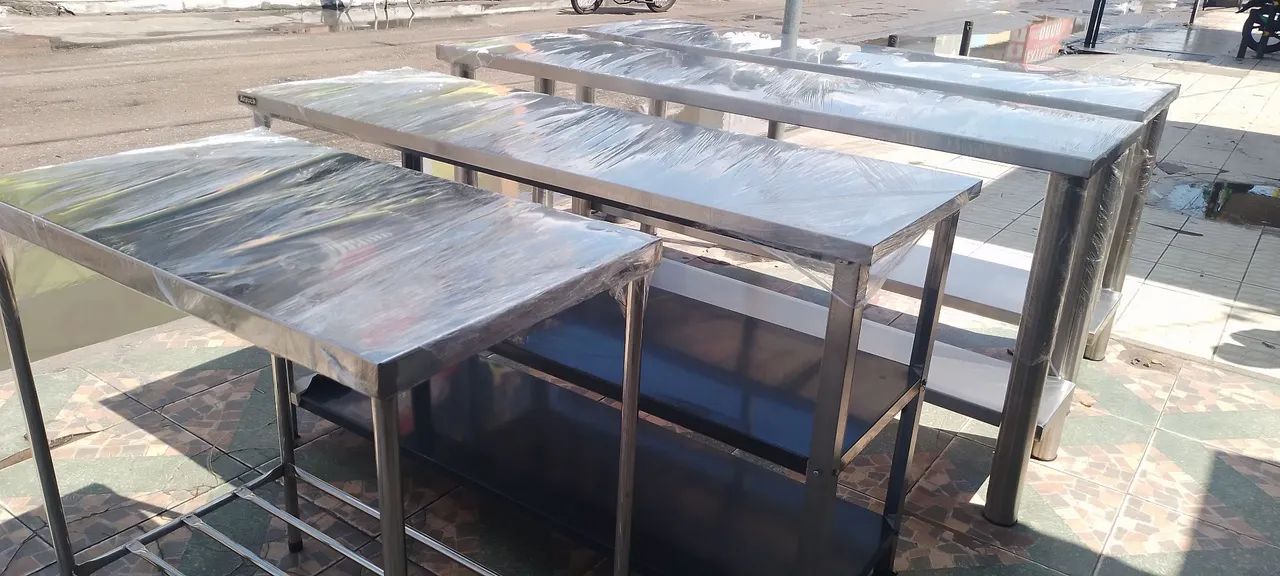 Mesas 100% inox pronta emtrega.zn natal.
