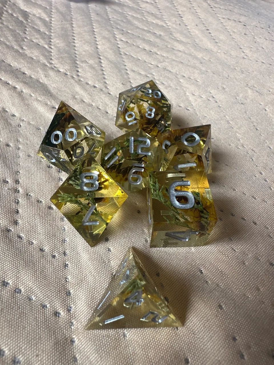Conjunto de dados RPG de Resina 