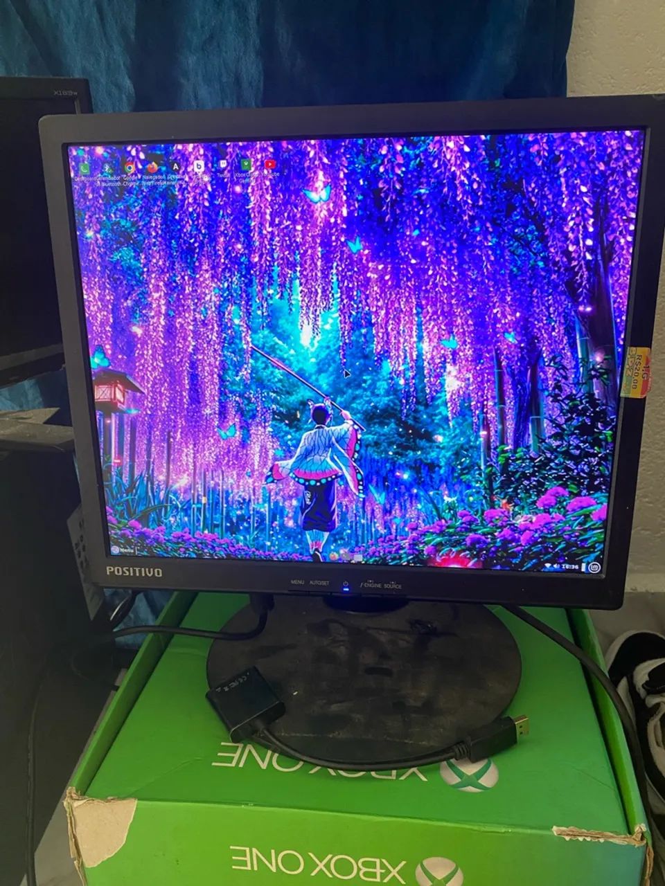 Pc comum completo todos os cabos duas telas e periféricos  - Foto 5