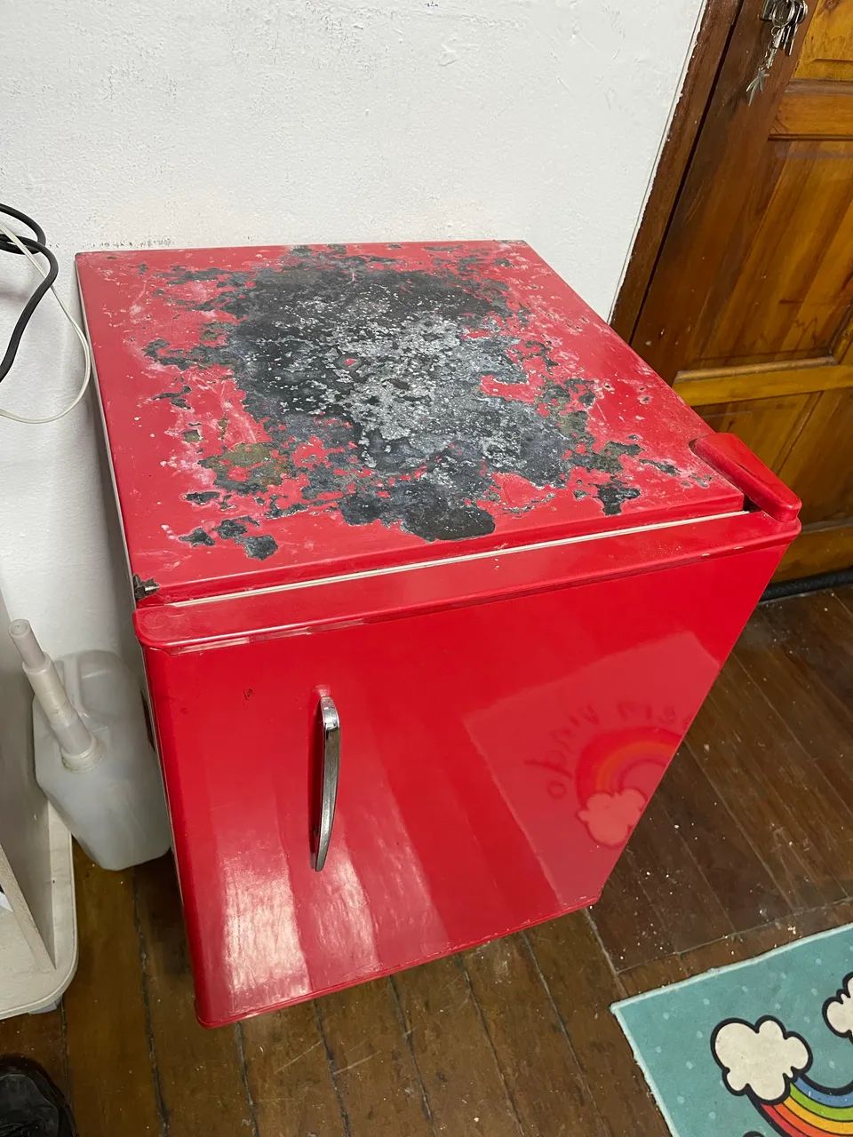 FRIGOBAR BRASTEMP VERMELHO - Foto 2