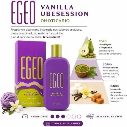 Colonia Egeo Vanilla Ubessession 90ml