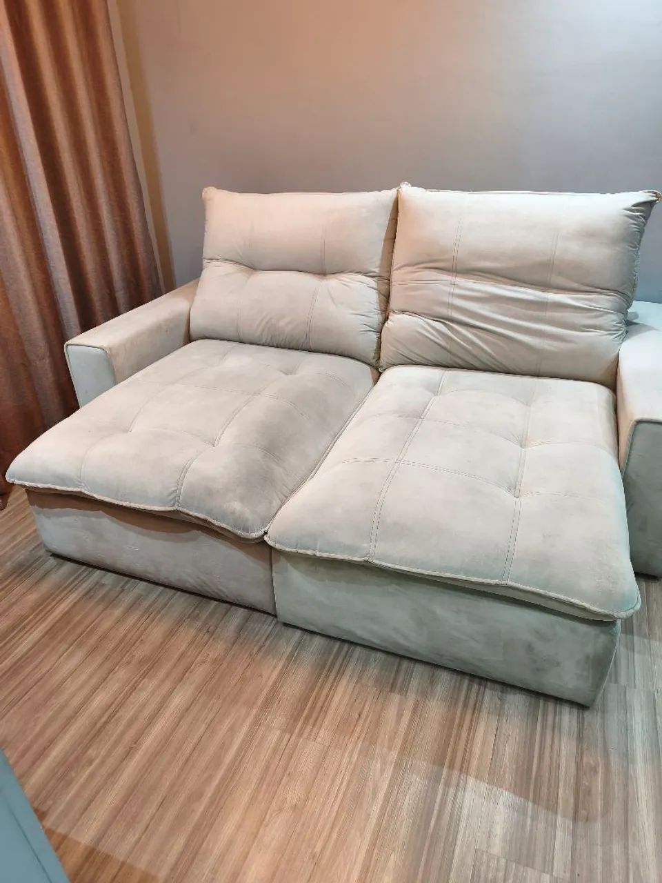 Sofá retrátil molas ensacadas  - Foto 4