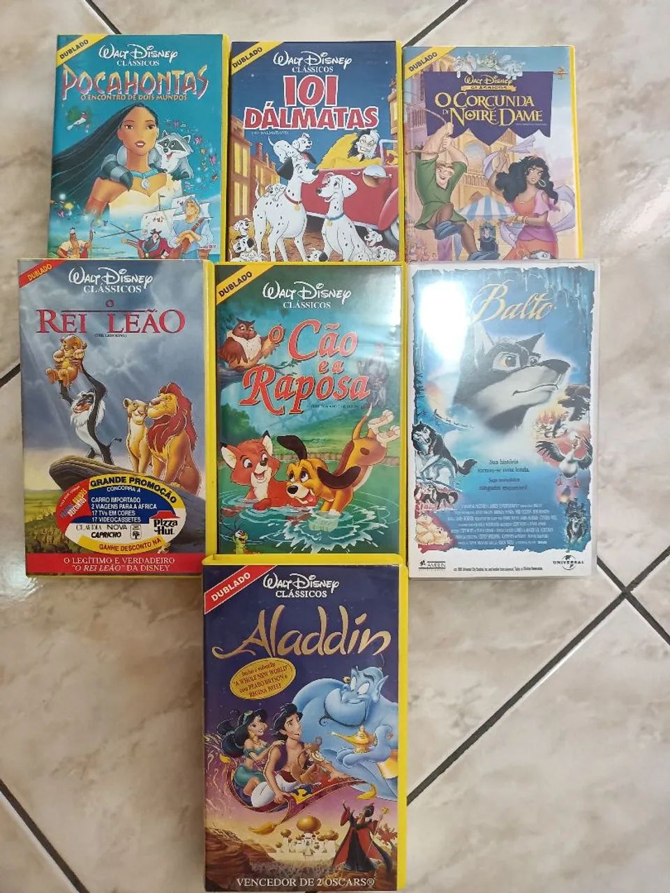 Vendo Fitas VHS Desenho Disney 
