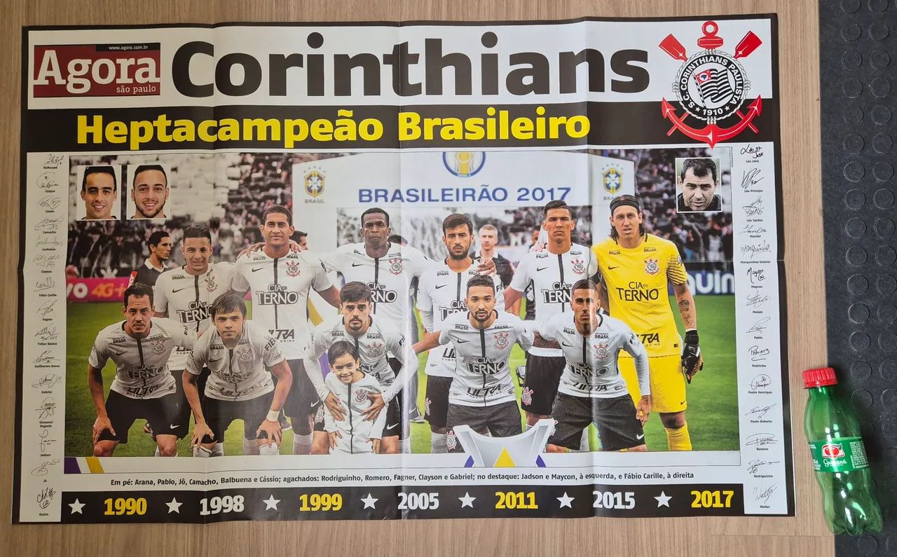 Poster Corinthians campeão 2017 - Foto 3