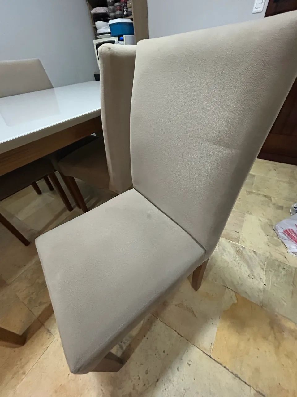 Conjunto mesa com 6 cadeiras 160cm X 90cm - Foto 4