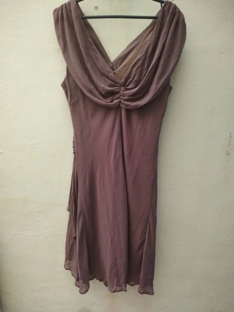 Vestido Marrom Tamanho 48 - Foto 3