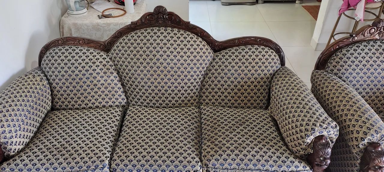 Sofá antigo para de leão raríssimo  - Foto 2