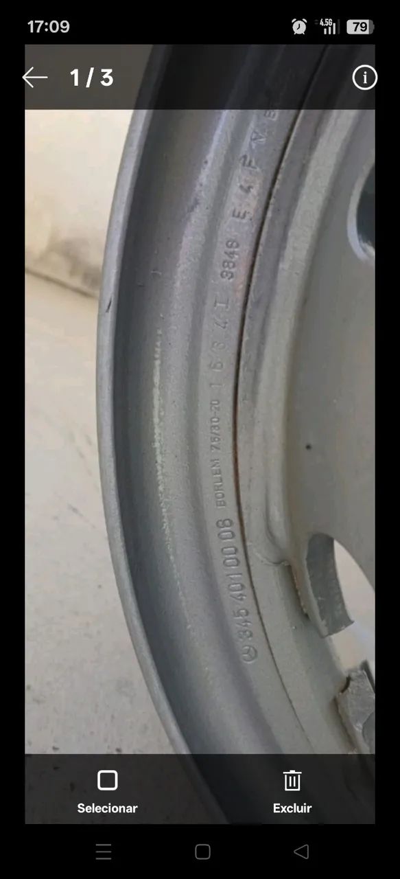 Roda de ferro 10 furos sem câmara caminhão  - Foto 2