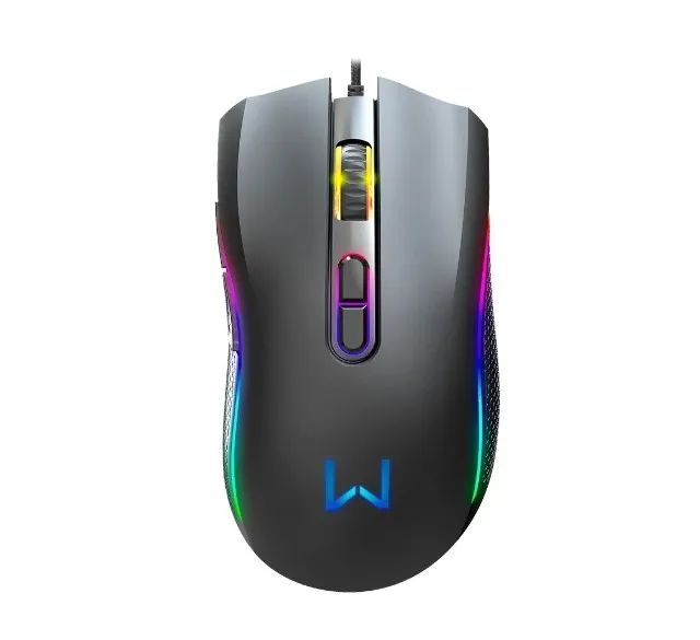 Kit Mouse E Mousepad Gamer Multi Warrior Armory Preto - Foto 3