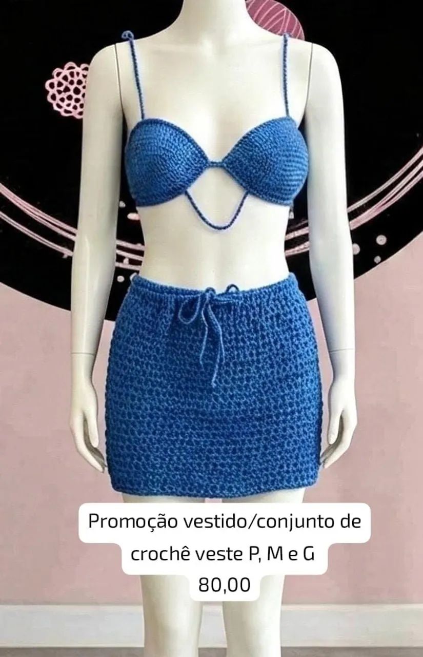 Promoção de roupas de crochê  - Foto 4