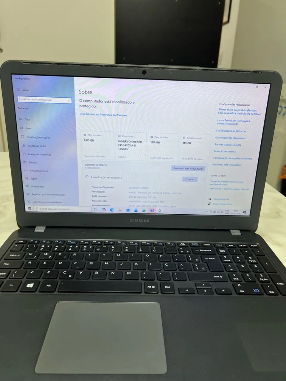 Excelente notebook samsung 8gb SSD - Foto 3