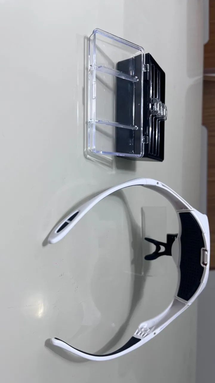 Óculos Lupa De Cabeça Iluminação De Led 5 Lentes De Aumento - Foto 2