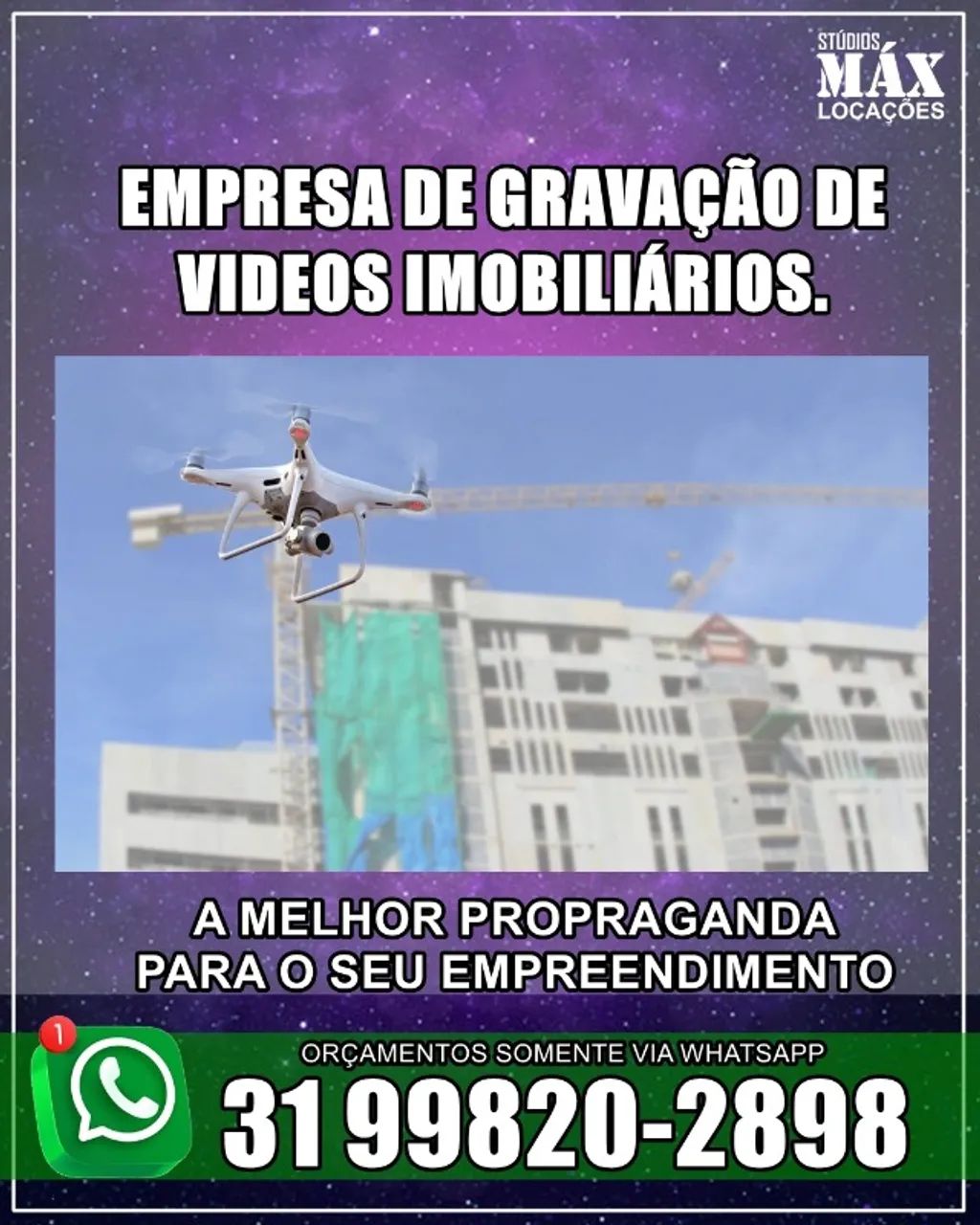 Empresa de gravação de vídeos imobiliários