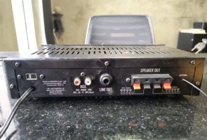 amplificador para som ambiente com am/fm/usb - Foto 5