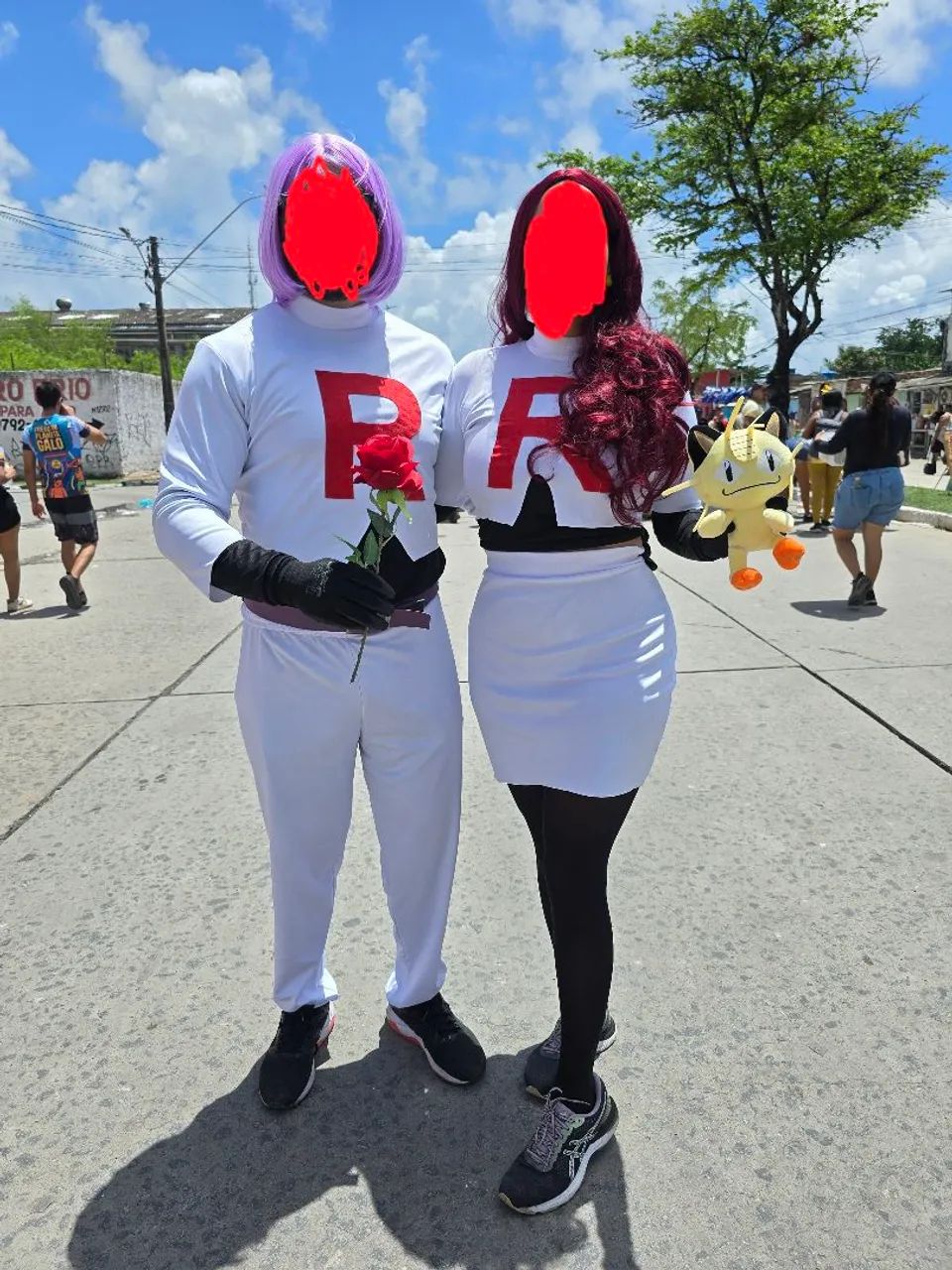 Fantasia/cosplay equipe Rocket pokémon 