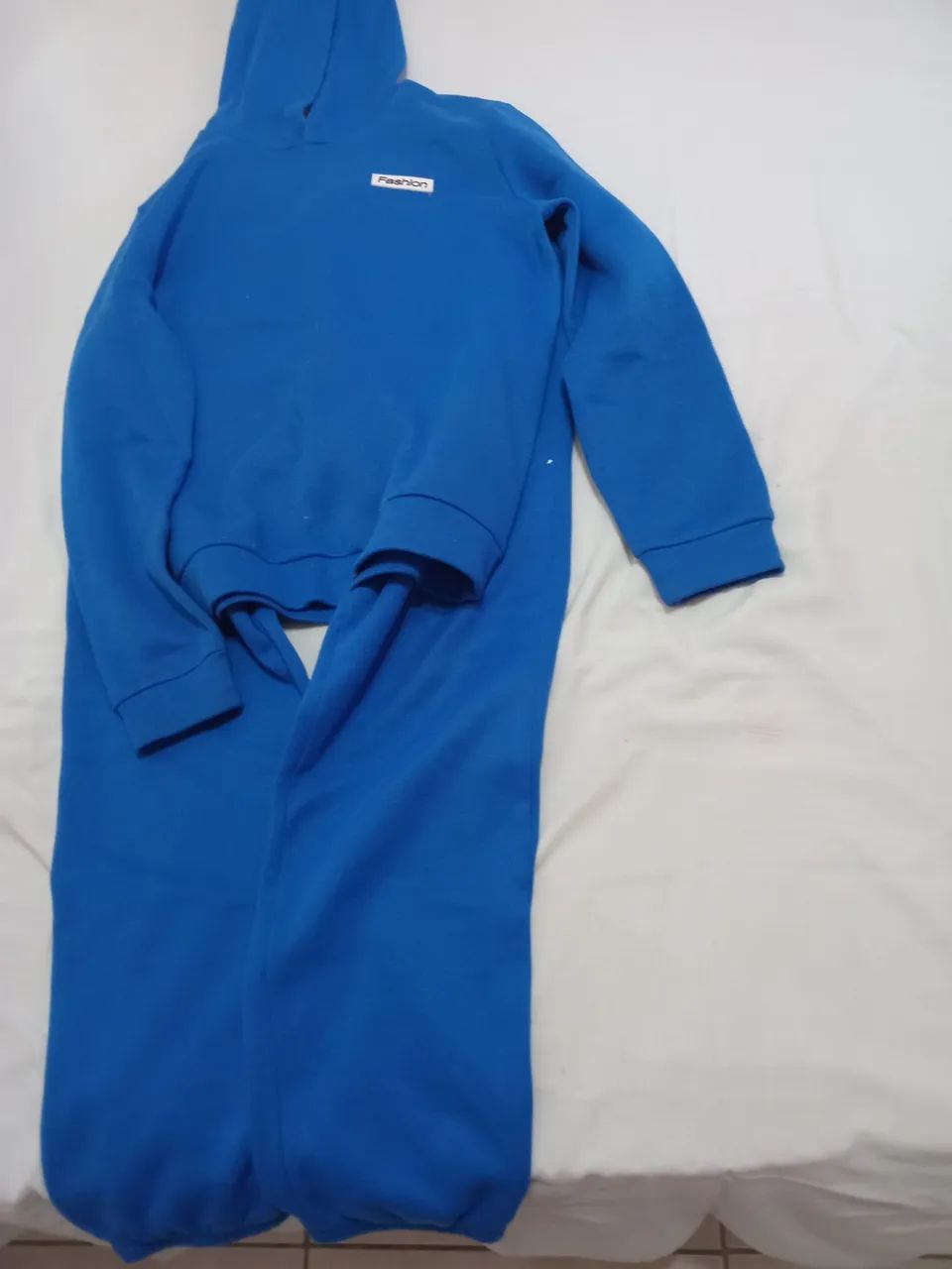 Conjunto de blusa e casaco quentinho