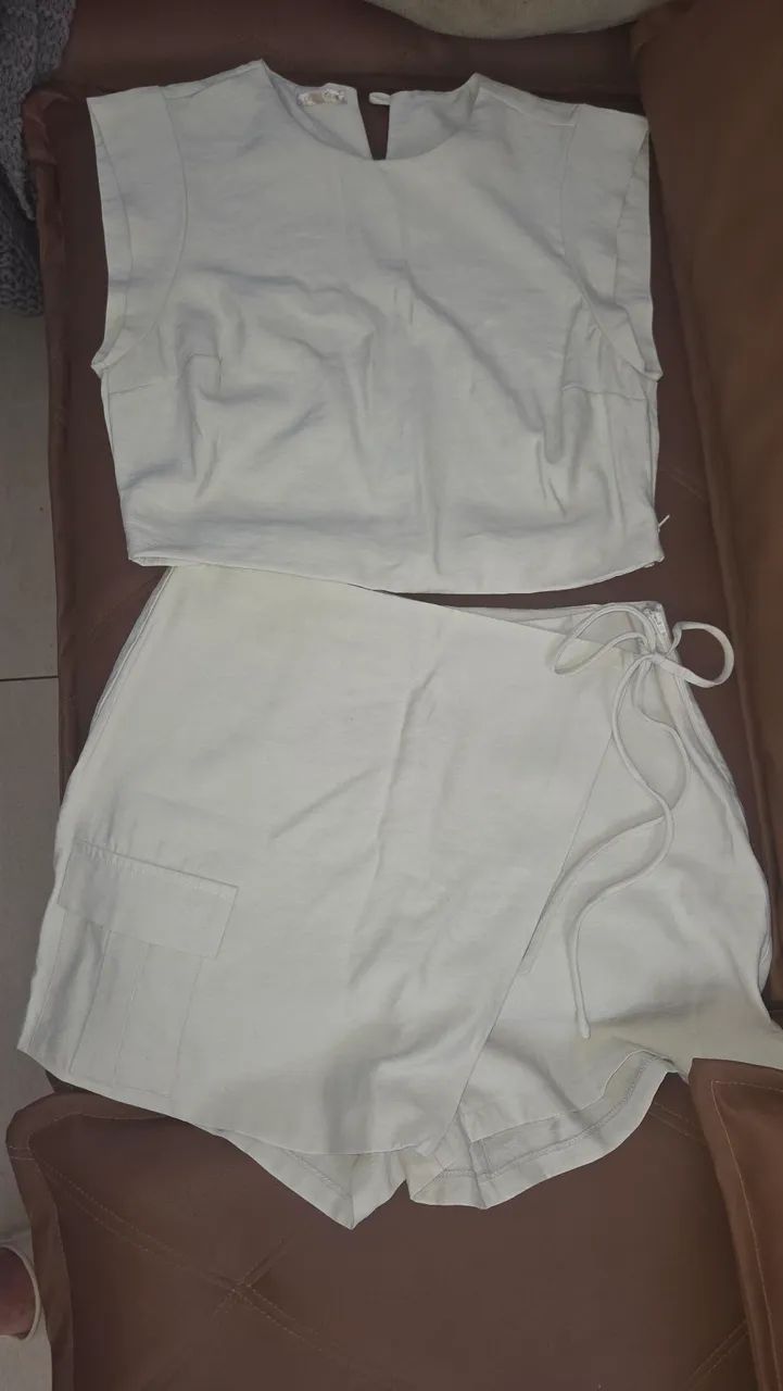 Conjunto alfaiataria verde claro M