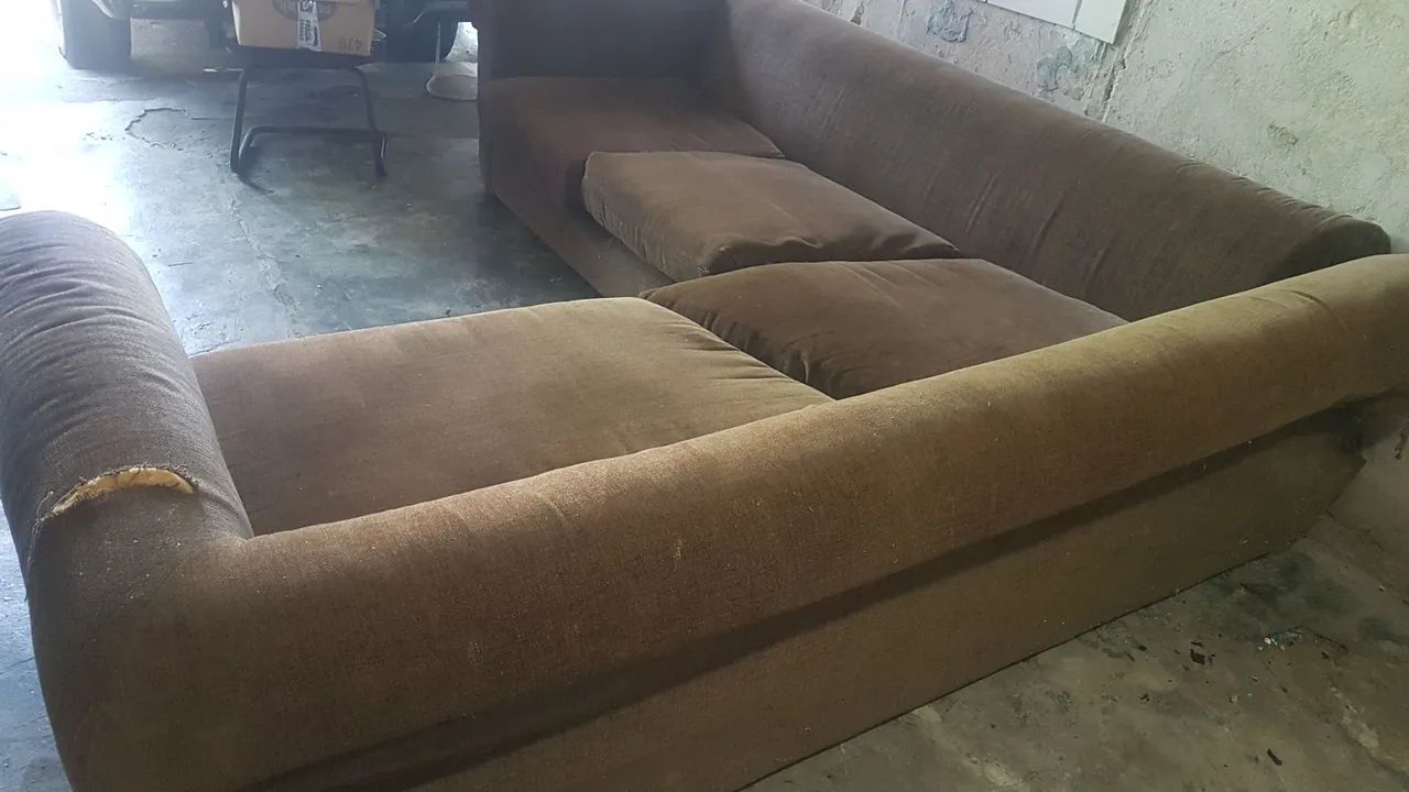 Sofá de canto macio 