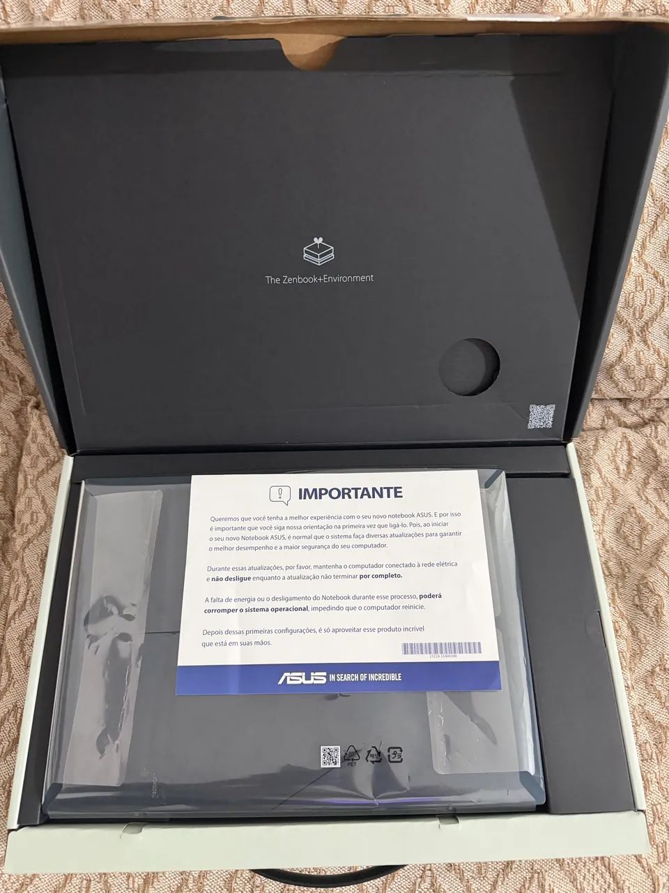 Notebook Asus Zenbook 14 Oled I7 16gb 1t