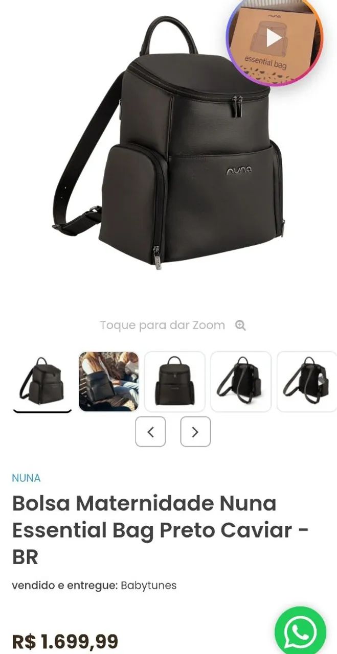 Bolsa de Maternidade Essential Bag Nuna - Foto 5