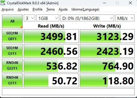 SSD NVME 2TB - Sandisk 94% Saudável  - Foto 4