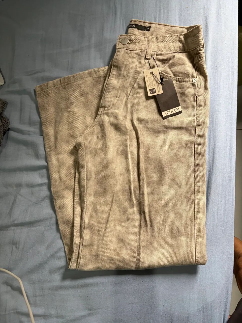 calça wide leg cintura baixa  - Foto 2