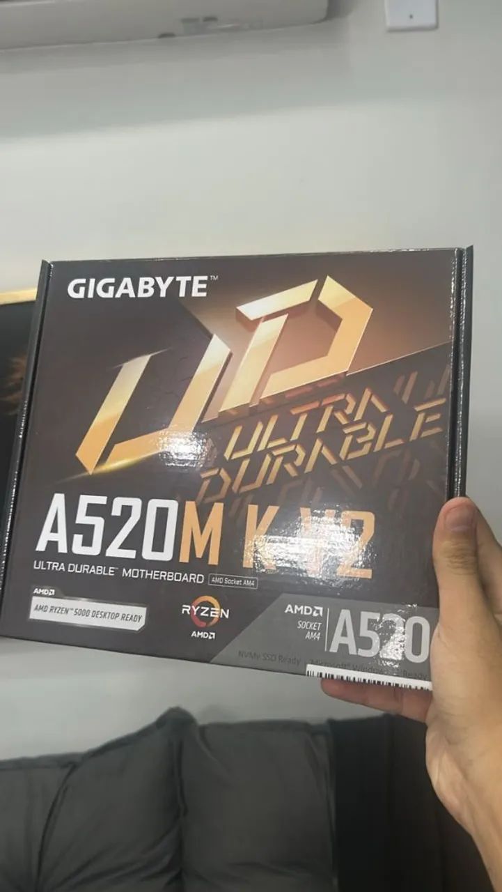 placa mãe a520 nova lacrada ( envio para todo Brasil ) - Foto 2