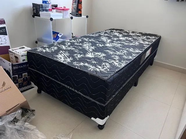 Cama Box conjugada solteiro j8 Nova - Promoção Especial 