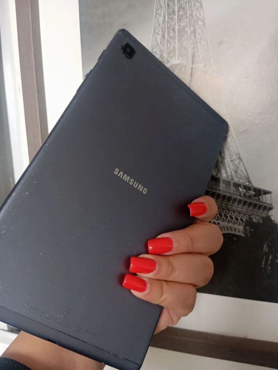 Tablet Samsung A7 lite+ preço top+Capa de brinde!