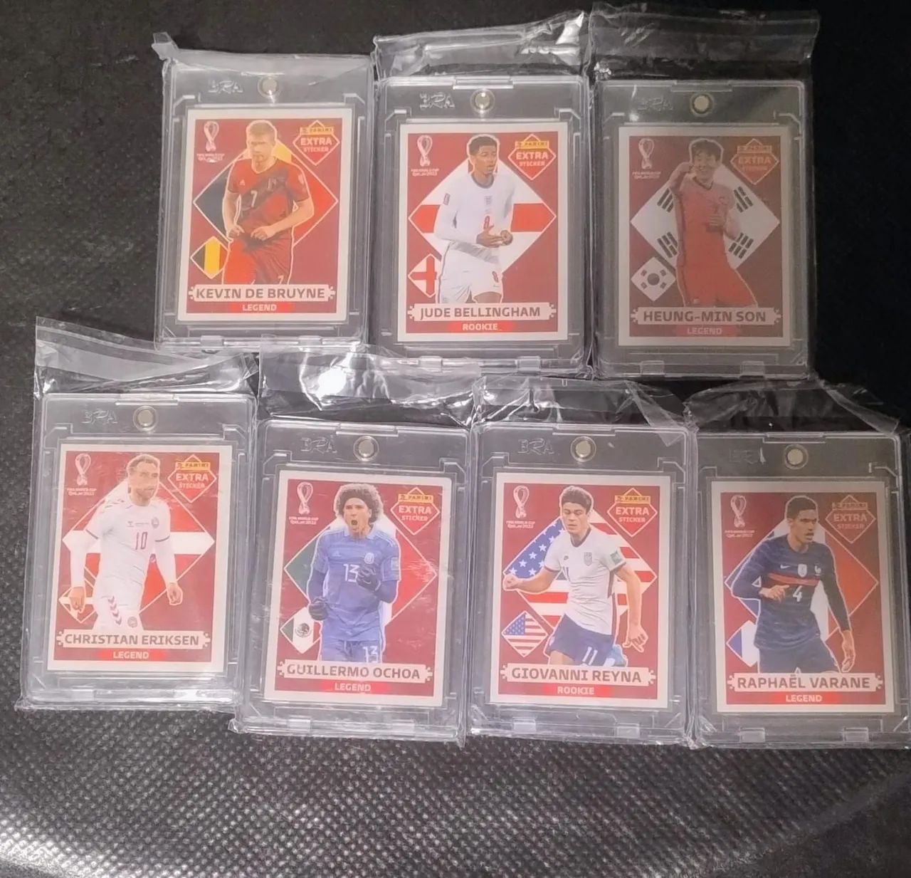 Kit figurinhas legends Bordo 2022