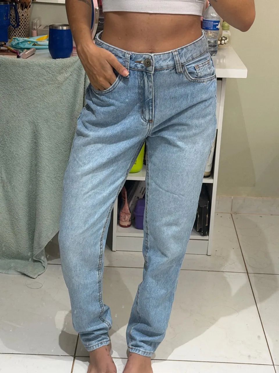 Calça Jeans Mom