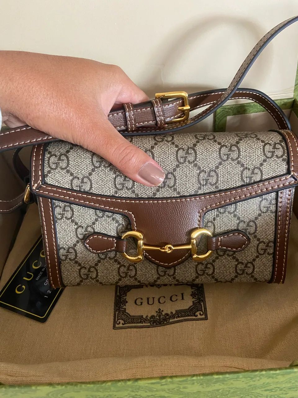 Bolsa gucci horsebit mini bag - Foto 3