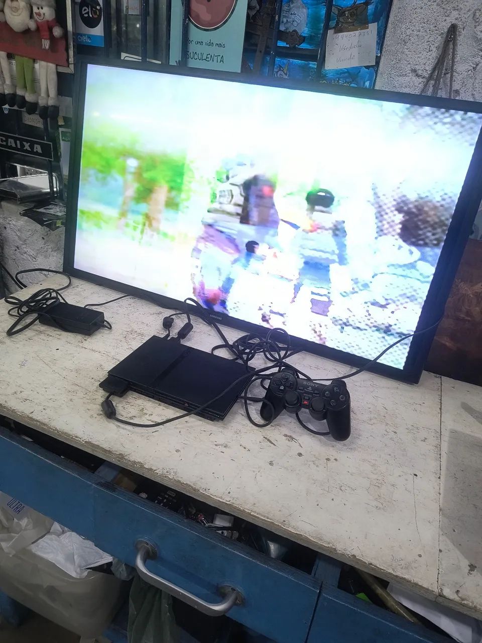 Playstation 2 slim funcionando perfeitamente  - Foto 4